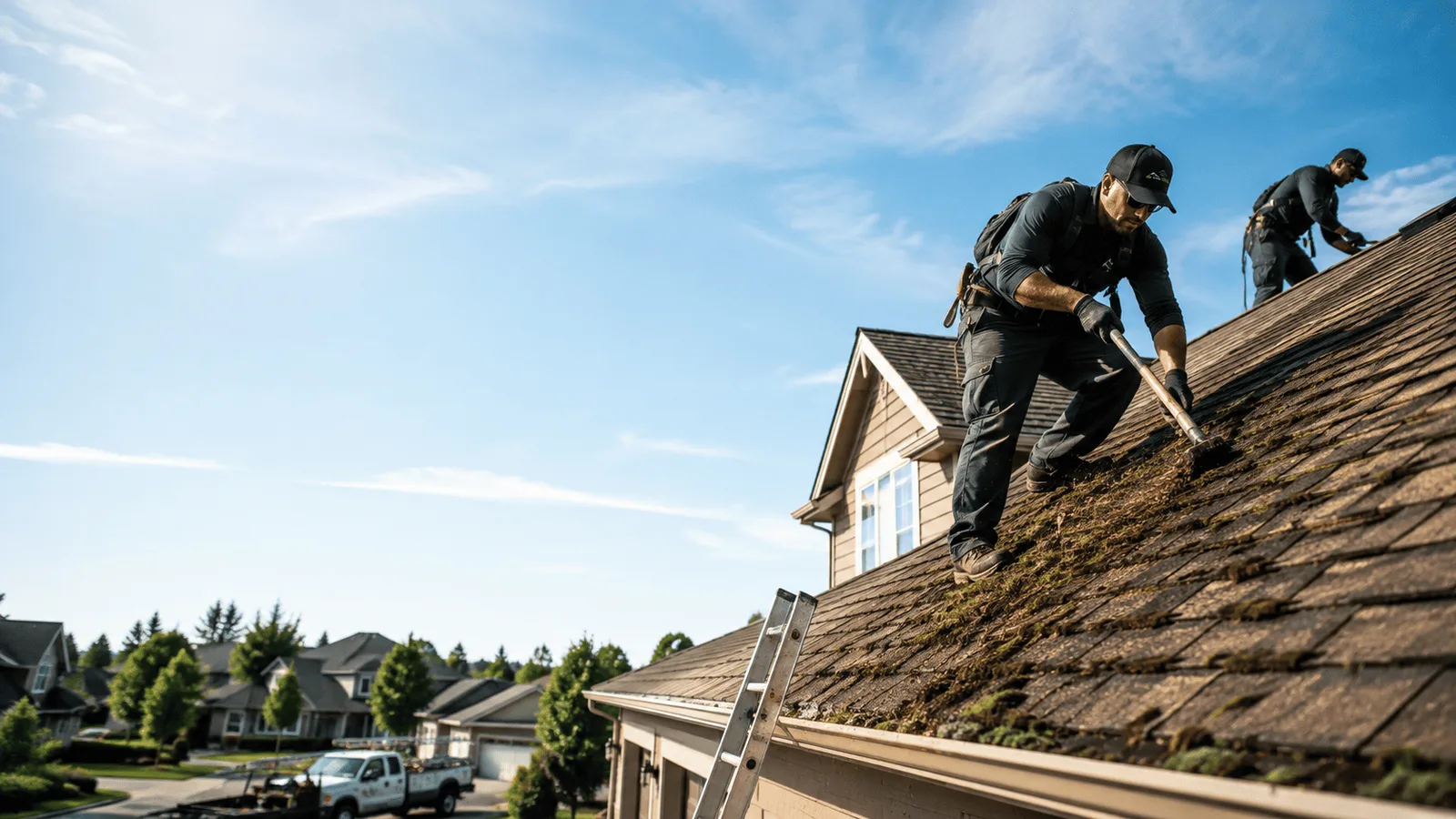 Roof Moss Removal in Pease, MN near me